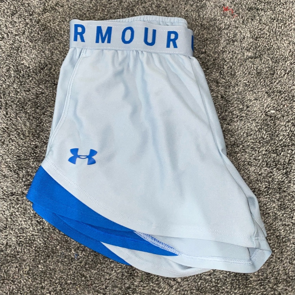 Under Armour Light Blue Athletic Shorts